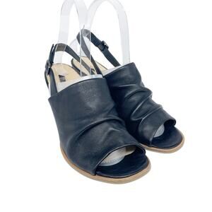 Paul Green Women's Raquel Slingback Heeled Sandals Black Size UK 5 US 7.5